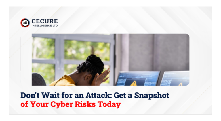 Don’t Wait for an Attack: Get a Snapshot of Your Cyber Risks Today