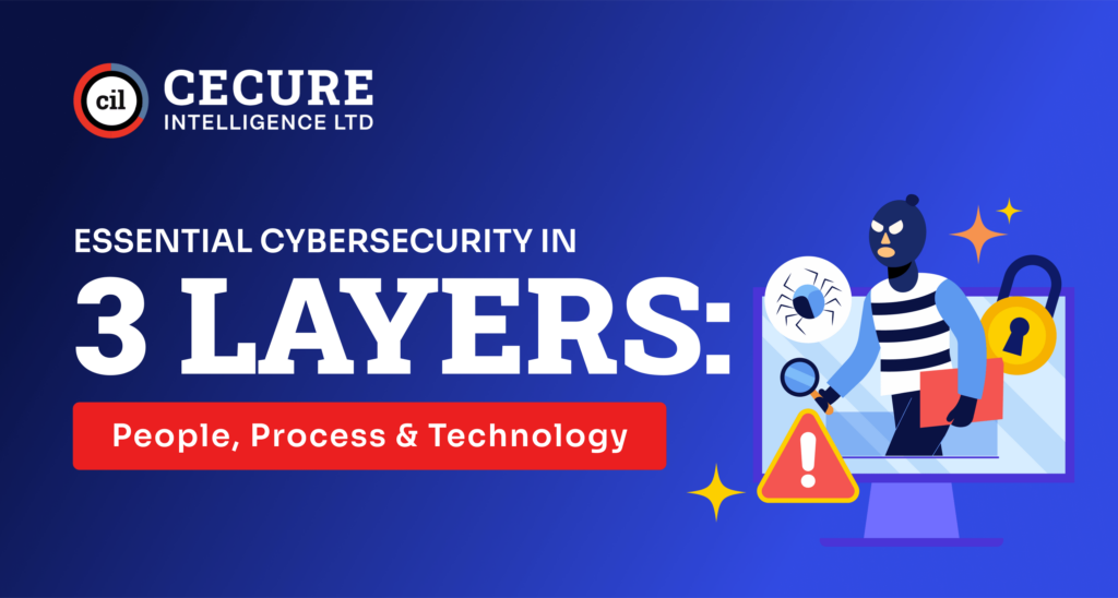 Essential Cybersecurity in 3 Layers: People, Process & Technology
