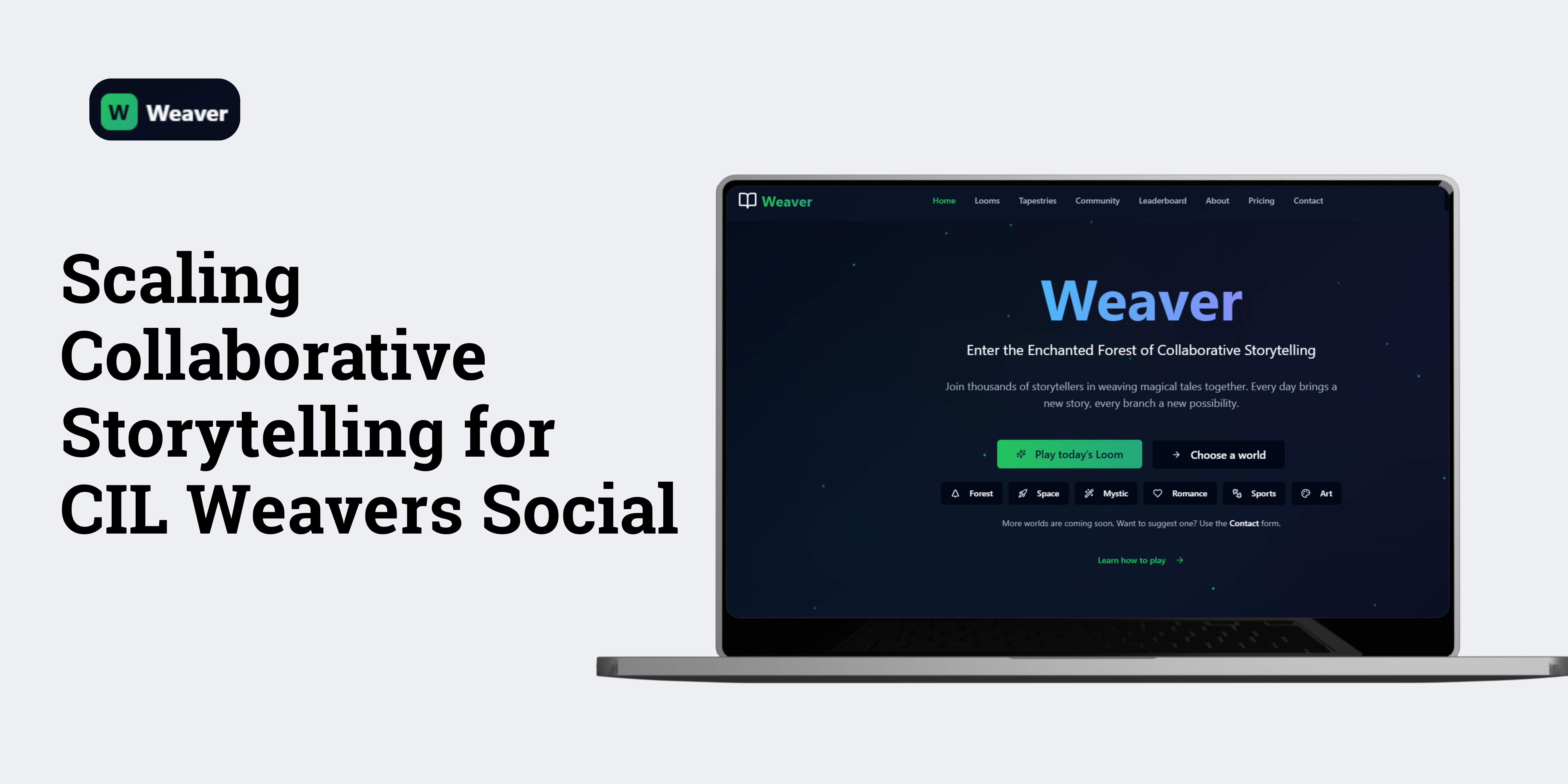 Scaling Collaborative Storytelling for CIL Weavers Social
